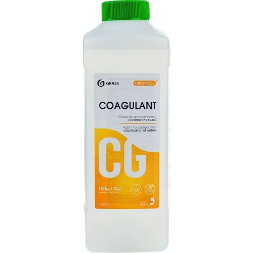 Средство GRASS CRYSPOOL Coagulant для осветления воды 1л (150004)
