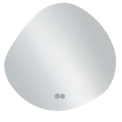 Зеркало EVA GOLD 70х65 см с LED подсветкой 