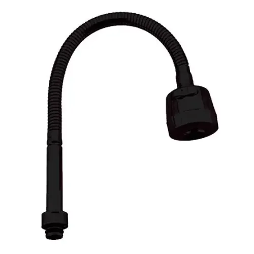 Излив FRAP F7310-6 гибкий, чёрный