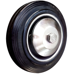 Колесо на ось, черн. рез. C 63  ф160мм, г/п