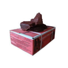 Камни Малиновый Кварцит 20кг(коробка) колотый