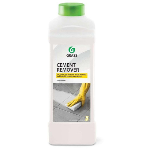 Средство GRASS CEMENT REMOVER кислотное для удаления остатков цемента, ржавчины, известкового налета 1л (125441)
