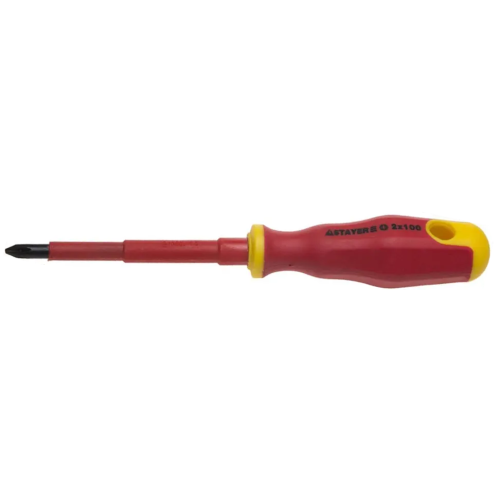 Отвертка диэлектр. STAYER PH 2х100мм(25142-2-10)