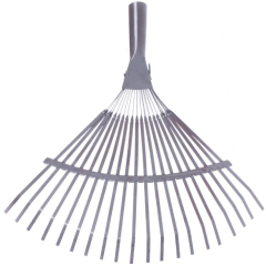 Грабли веерные б/черенка пластинчатые, окрашенные 18 зубьев (215358)