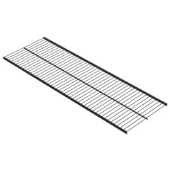 Полка сетчатая 463*306 GS чёрная
