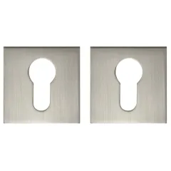 Накладка на цилиндр FUARO ET DM SN/CP-3 матовый никель