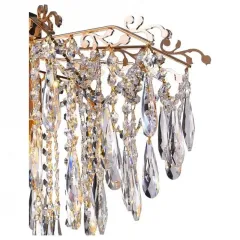 Светильник Люмис E1657/6 FGD 6х40W E27 d650 h390 золото/хрусталь