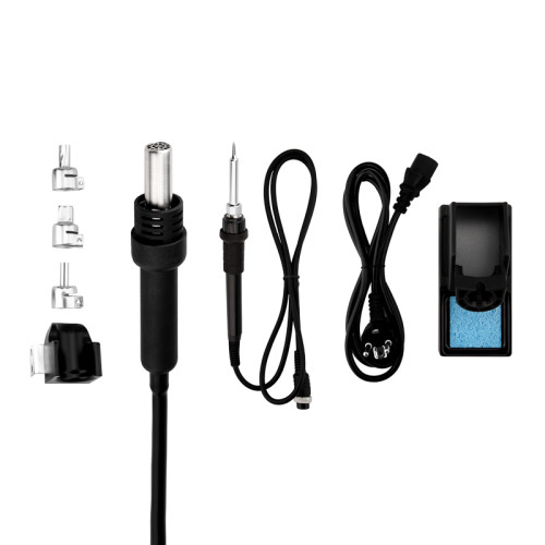 Паяльная станция (паяльник + термофен) 150-500град.C (R852) Rexant 12-0723