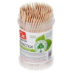 Зубочистки GRIFON из дерева 200 шт (400-003)