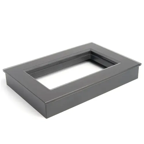 Рамка 2-пост Катрин (без перемычки) стекло графит GFR00-7012-06