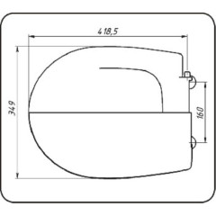 Сиденье для унитаза УКЛАД СУ 85.09.80 (Соло)
