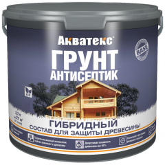 Грунт АКВАТЕКС антисептик гибридный Бесцветный 2,7л