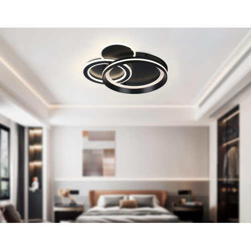 Светильник AMBRELLA FA8515/3 BK 143W 3000K-6400K d500 черный