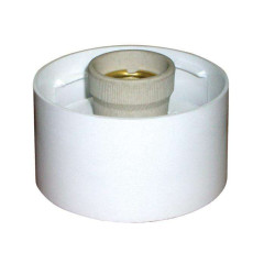 Арматура св-ка ПРЯМАЯ 60Вт бел. пласт./керам. патрон Е27 (66736)