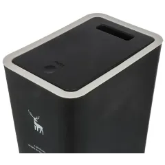 Контейнер для мусора прямоугольный 9л черный (479311)