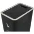 Контейнер для мусора прямоугольный 9л черный (479311)