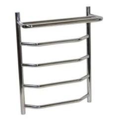 Полотенцесушитель нерж. AQUATER Прага с полкой 500/600 5п (Вариант 1)