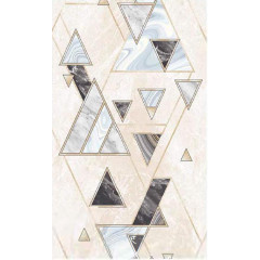 Панель ПВХ АЛЬТА ДЕКОРУСТ 7мм Аверно голубой №659/1 2,7 х 0,25 м