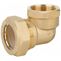 Уголок обжимной латунный GAPPO ф 20 мм х 3/4