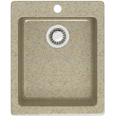 Мойка комп. глянц. MARRBAXX прямоугольная без крыла Z8/Q5 500х425х195мм, песочная, сифон