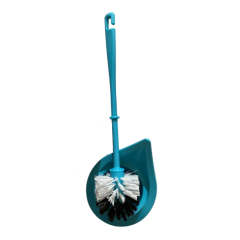 Ёрш для туалета напольный МУЛЬТИПЛАСТ Капля, бирюзовый (102369)