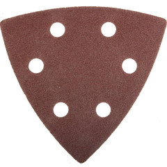 Насадка шлифовальная ЗУБР 6 отверстий, Р320, 93х93х93мм, 5шт (35583-320)