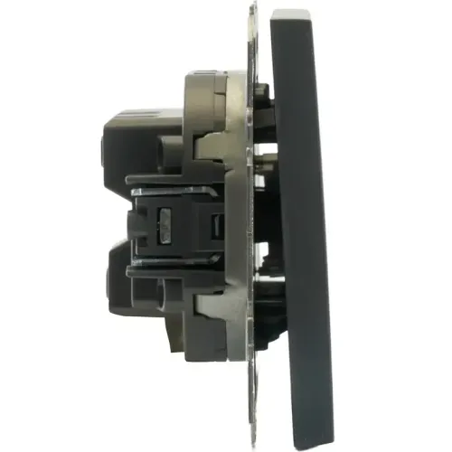 Переключатель 1-кл ЭМИЛИ черный RSW10-5105-05