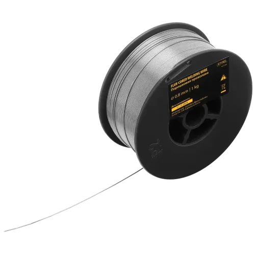 Проволока сварочная порошк. DENZEL 0,8мм 1,0кг (E71TGS) (97545)