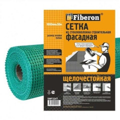 Сетка фасадная зелёная FIBERON 5*5мм 1000мм*50м 160г/м2