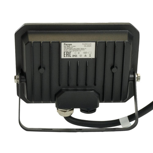 Прожектор (LED) 30Вт 2850лм 6500К IP65 белый LL-941 Feron