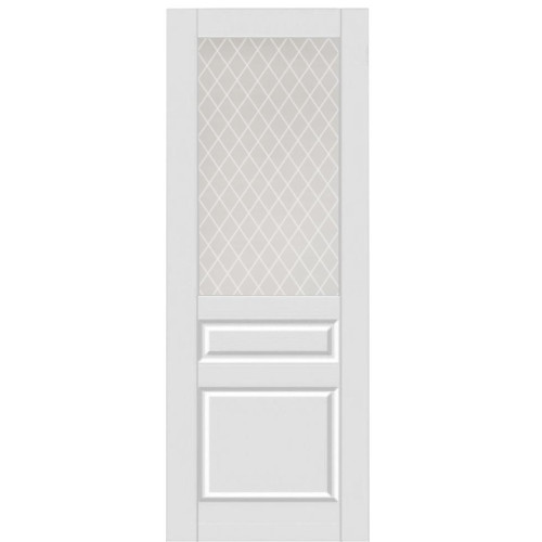 Дверное полотно VDL-103 ДО 80 Белый бланко, покрытие ПВХ (VD) (сатин)