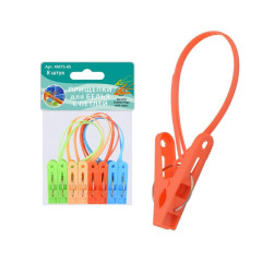 Прищепки МУЛЬТИДОМ с петелькой 8 шт.(XM75-85)