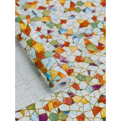 Пленка самоклеящаяся D&B 8м-45см 8229 (разноцветная мозаика) (20)