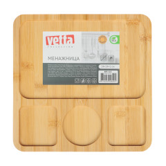 Менажница VETTA бамбук 24x24x1 см (883-115)