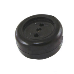 Розетка О/У 2P Ретро черная 16А TDM SQ1806-0102 (461072)