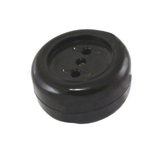 Розетка О/У 2P Ретро черная 16А TDM SQ1806-0102 (461072)