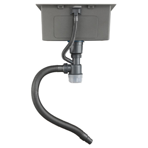 Мойка нерж. врезная GAPPO 60х50х21,5 см тол. 3 мм, сатин золотой (сифон, коландер) GS6050-3