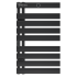 Полотенцесушитель электр. THERMEX Njord Black, 425 Вт