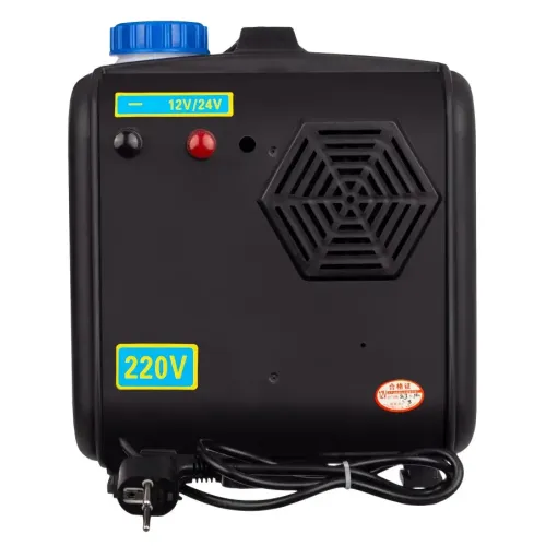 Отопитель дизельный автоном RX(AC)-3in1-8000-(4) (cухой фен) корпусе ROXY, встр. АКБ, 8кВт, 4 сопла