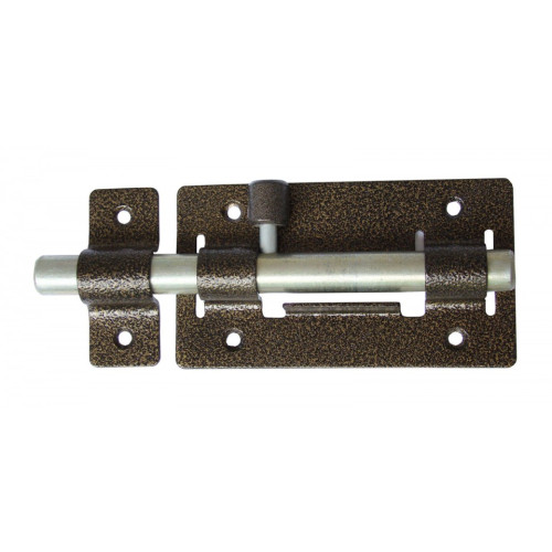 Засов широкий Киров ЗД-01 круглый, бронза (00972)