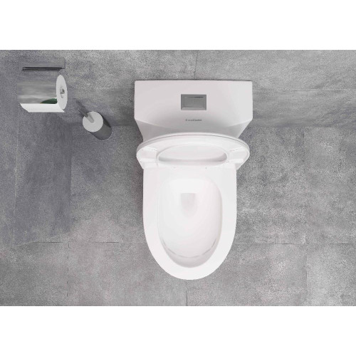 Унитаз-монолит EVA GOLD SM5003 сиденье ДП, безободковый, с гофрой и гибкой подводкой