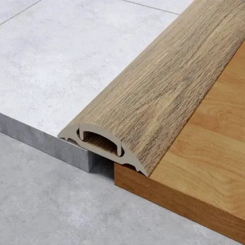 Порог с кабель-каналом 42мм 0,9 Дуб Сафари ПВХ (ПМК42-0,9 216 ИДЕАЛ)