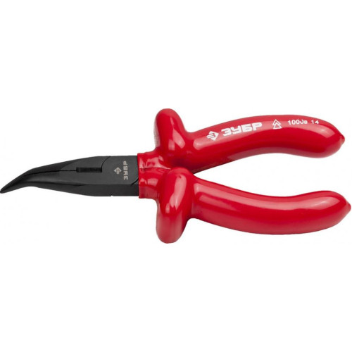 Длинногубцы диэлектрические ЗУБР изог. (2214-4-16)