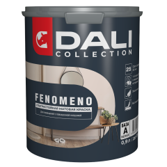 Краска в/д DALI COLLECTION FENOMENO для стен и потолков 0,9л База А