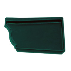 Водосток Vortex (RAL 6005) Заглушка правая 127мм