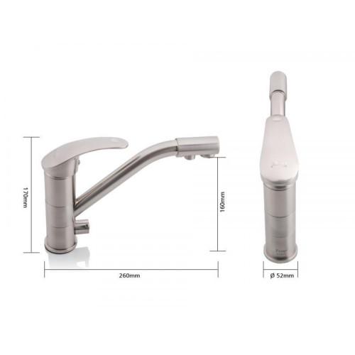 Смеситель для кухни FRAP F4321-5 ф 40