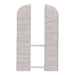 Заглушка торцевая для вспененного плинтуса Классик 80мм/Дуб винтажный 063