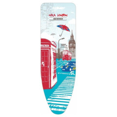 Гладильная доска NIKA Н3 122х34,5см подставка, гладильный рукав, встроенная розетка (291221)