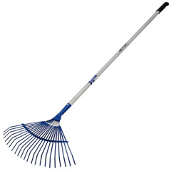 Грабли веерные Форсаж пластинчатые, алюминиевый черенок 22 зубца (353940)