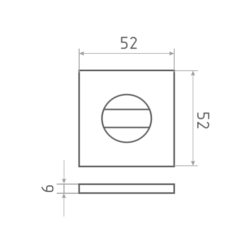 Фиксатор НОРА-М НФ-К хром (18328)